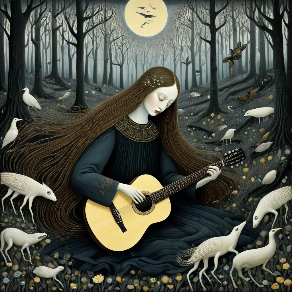 Surreal Bio Art Collage of Mythological Creatures