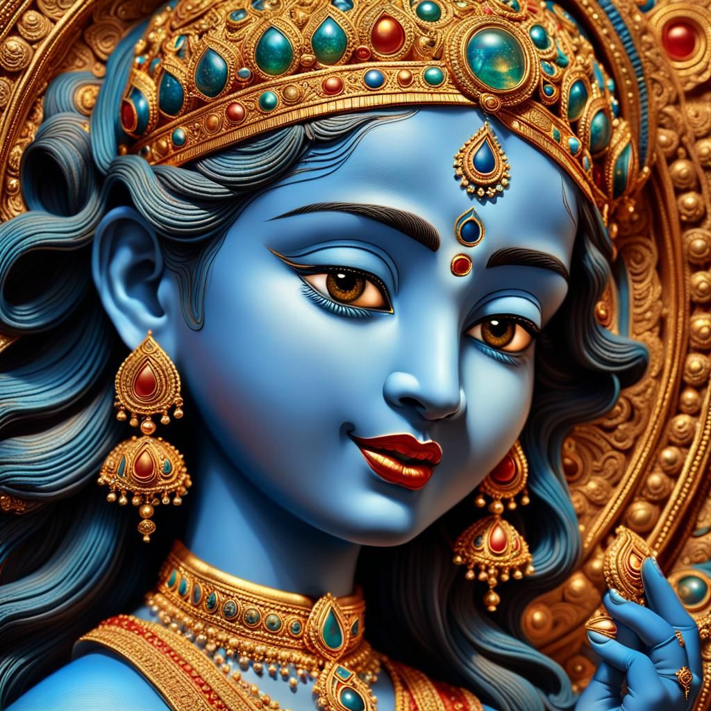 Divine Vision: Yashoda and Krishna's Universe, Hindu Art