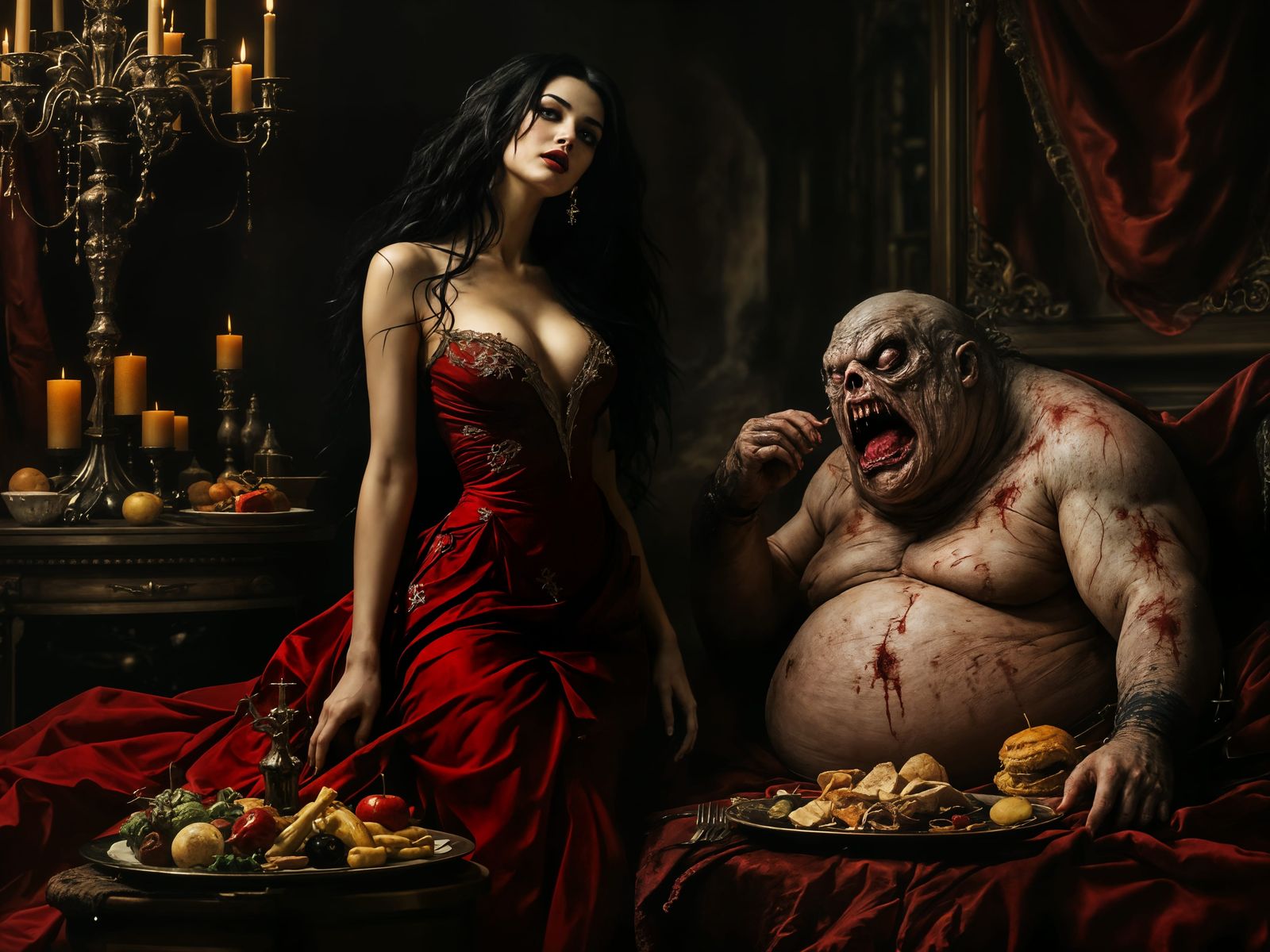 Ethereal Desire Meets Gluttonous Excess in a Baroque Masterp...