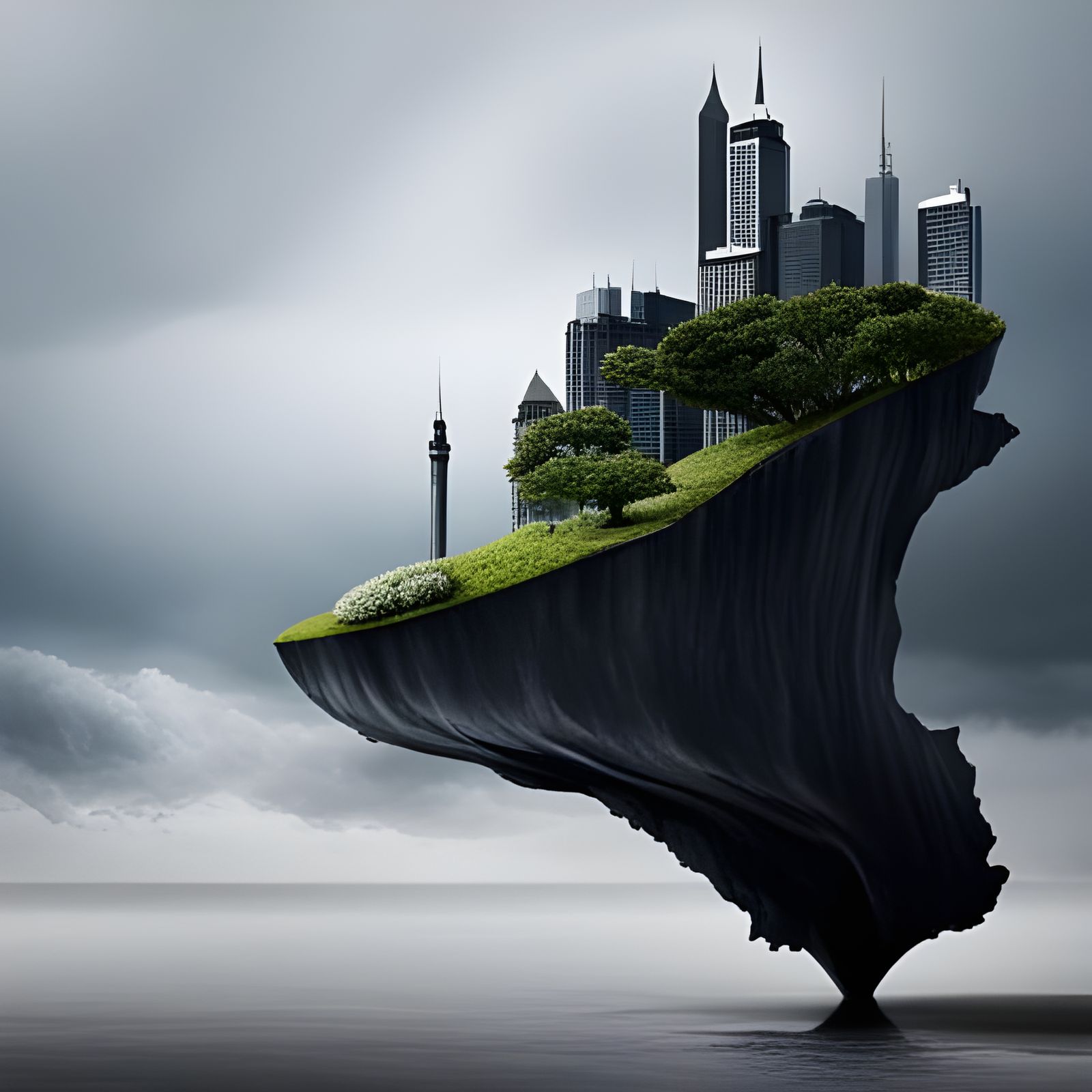 Urban Decay: Charcoal and Pastel Back Alley Sketch