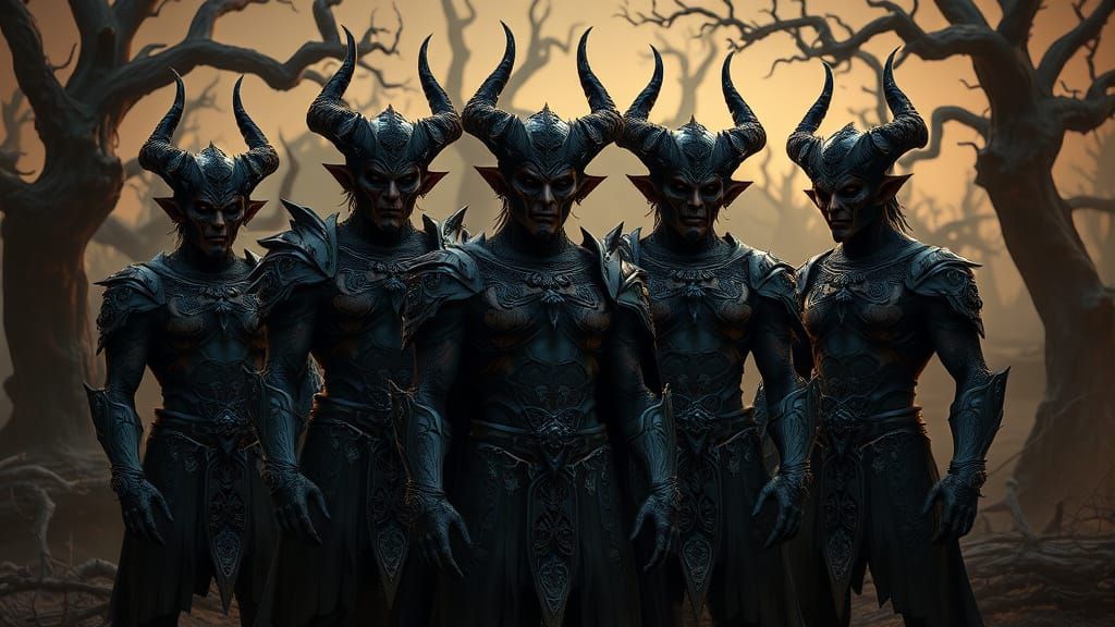 Demonic Warrior Plotting in Vicious Grove