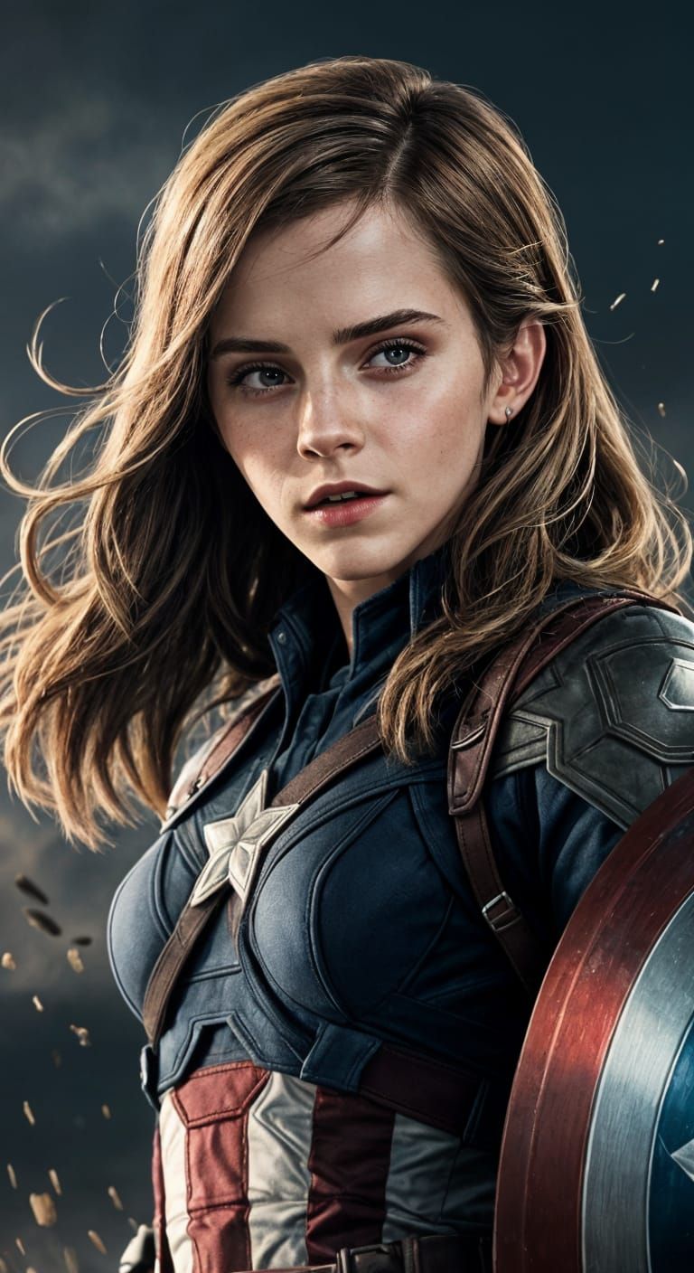 Emma Watson as Captain America...