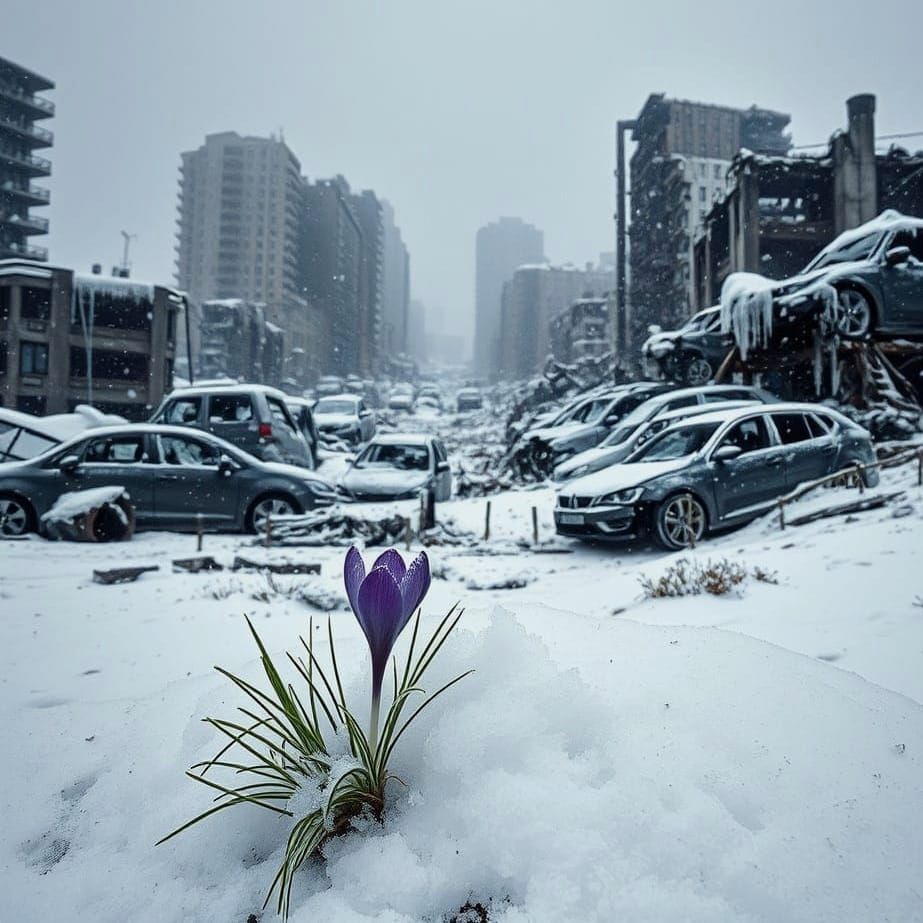 Winter's Ruin in a Post-Apocalyptic Metropolis