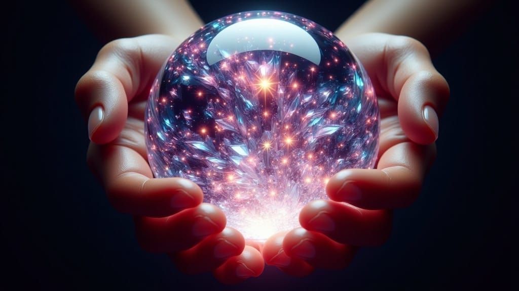 Crystal Portal Reveals Dreams in Hyperrealistic Detail