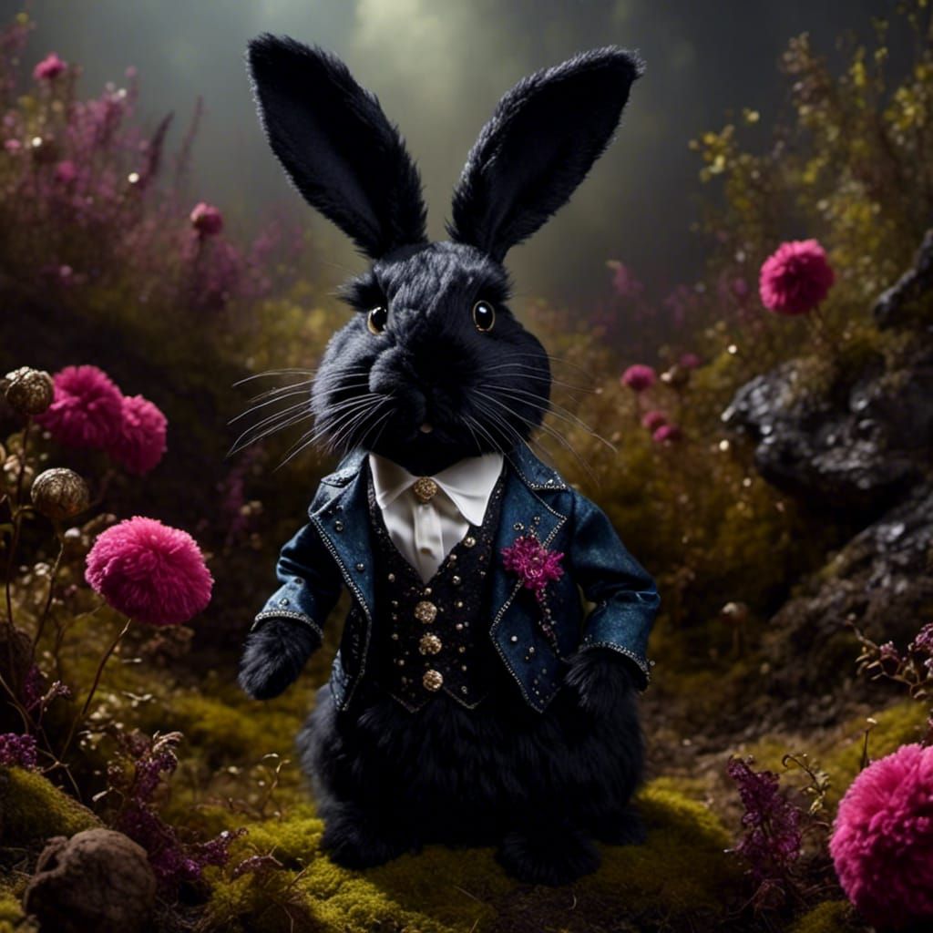 Dark Bio Rabbit in Toyland Style