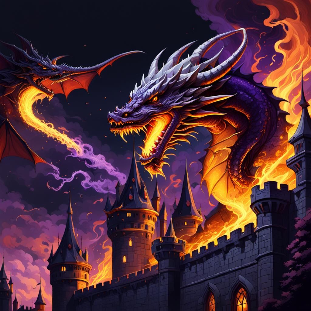 Dragon's Fire: Dark Fantasy Castle Assault