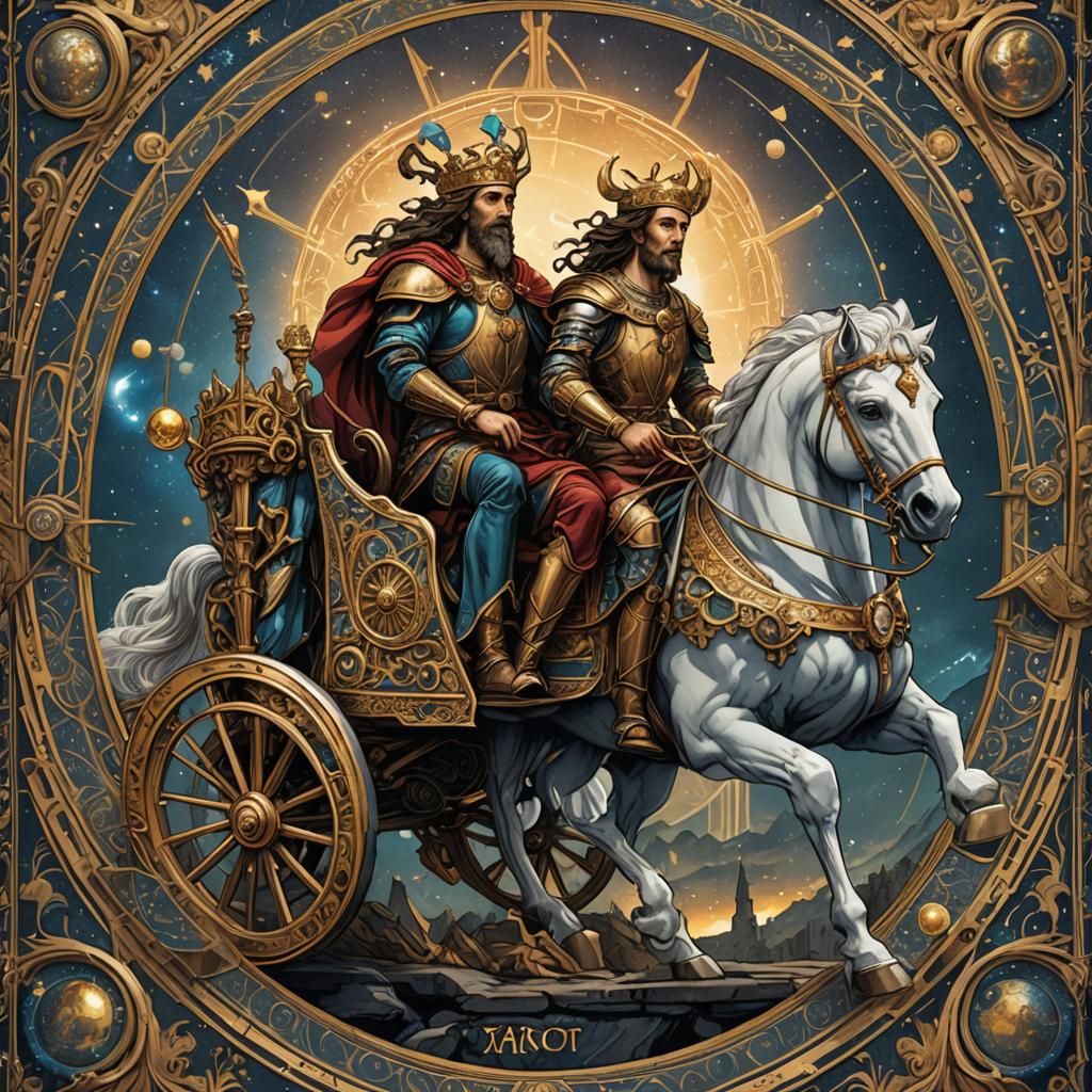 Renaissance Tarot Card: The Chariot