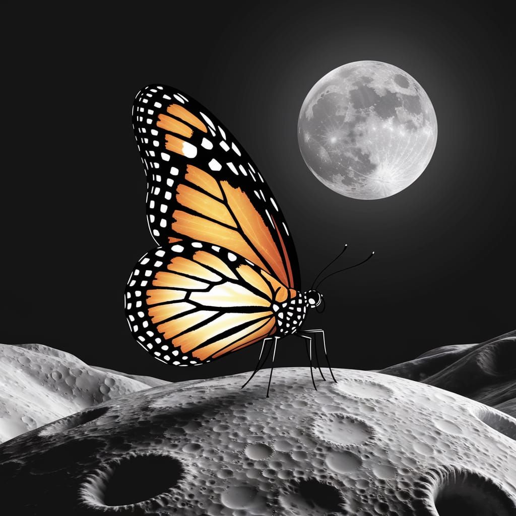 Butterfly on the Moon: A Delicate Landing