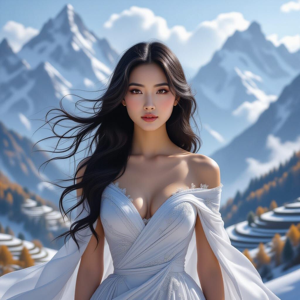 A hyper-realistic, ultra-high-resolution portrait of an ultr...