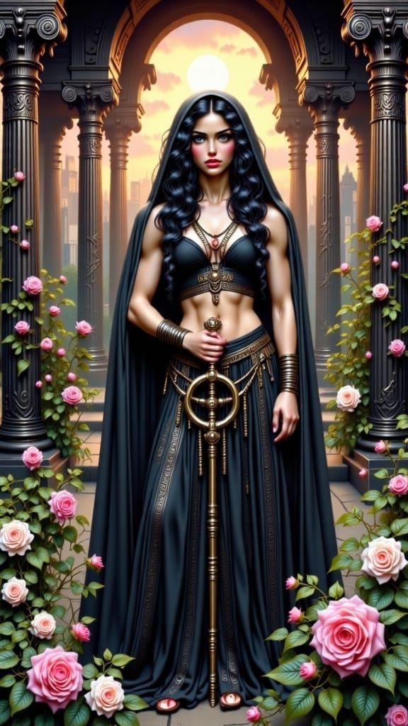 Ancient Greek God of the Underworld in Majestic Marble Palac...