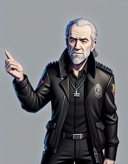 Comedian George Carlin as Fortnite Warrior