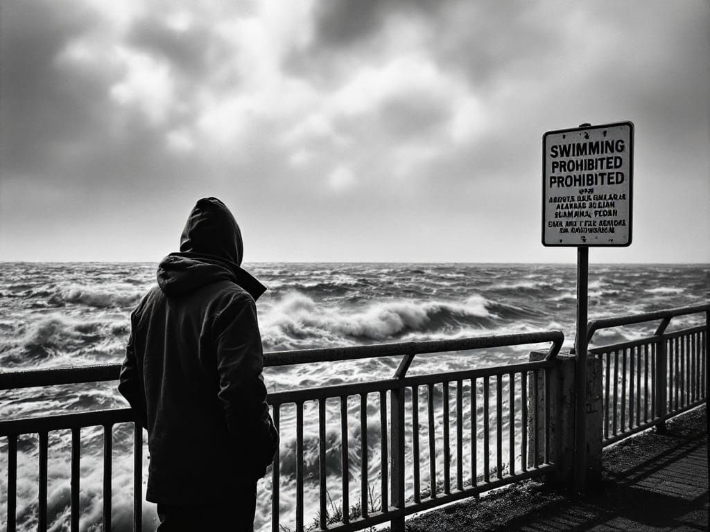 Stormy Solitude on the Atlantic Coast