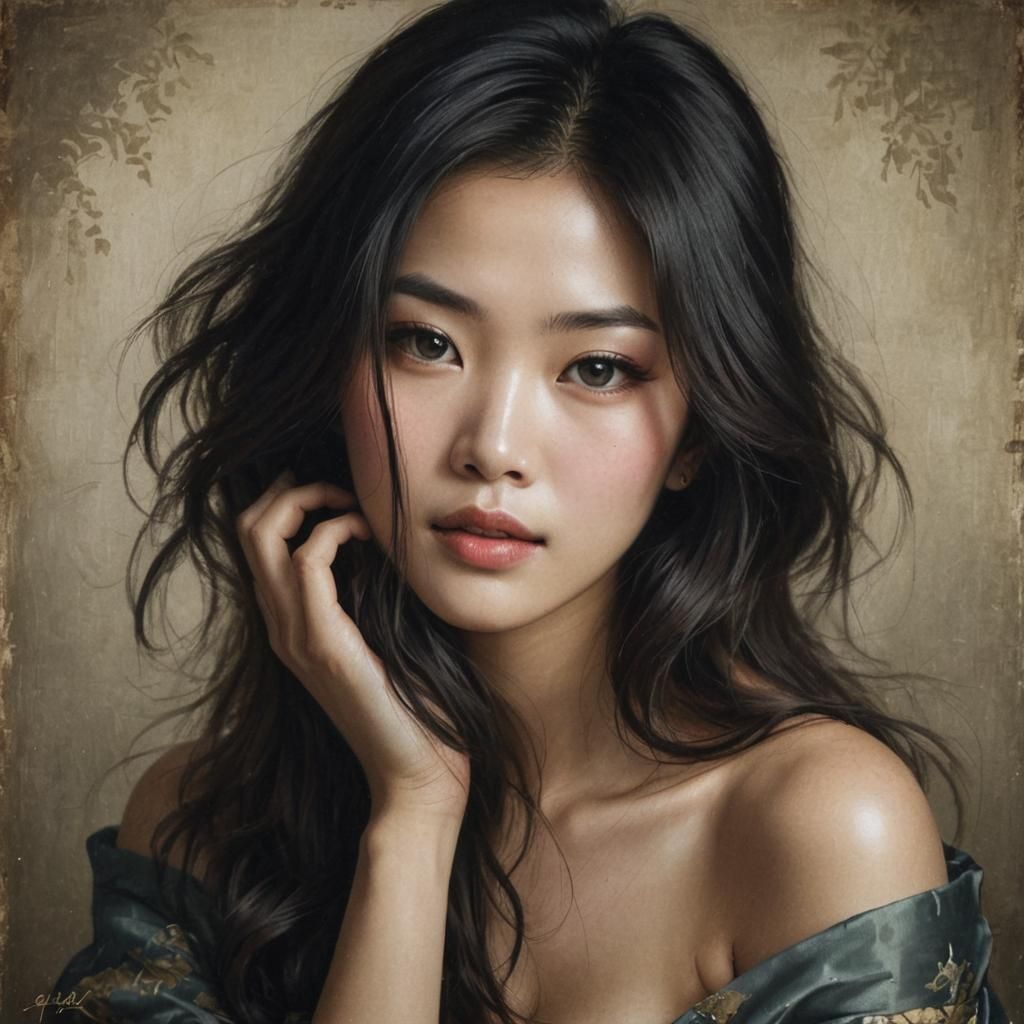 Beautiful Asian Woman Portrait