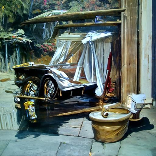 Luxury Scene as Oil Painting by Gurney