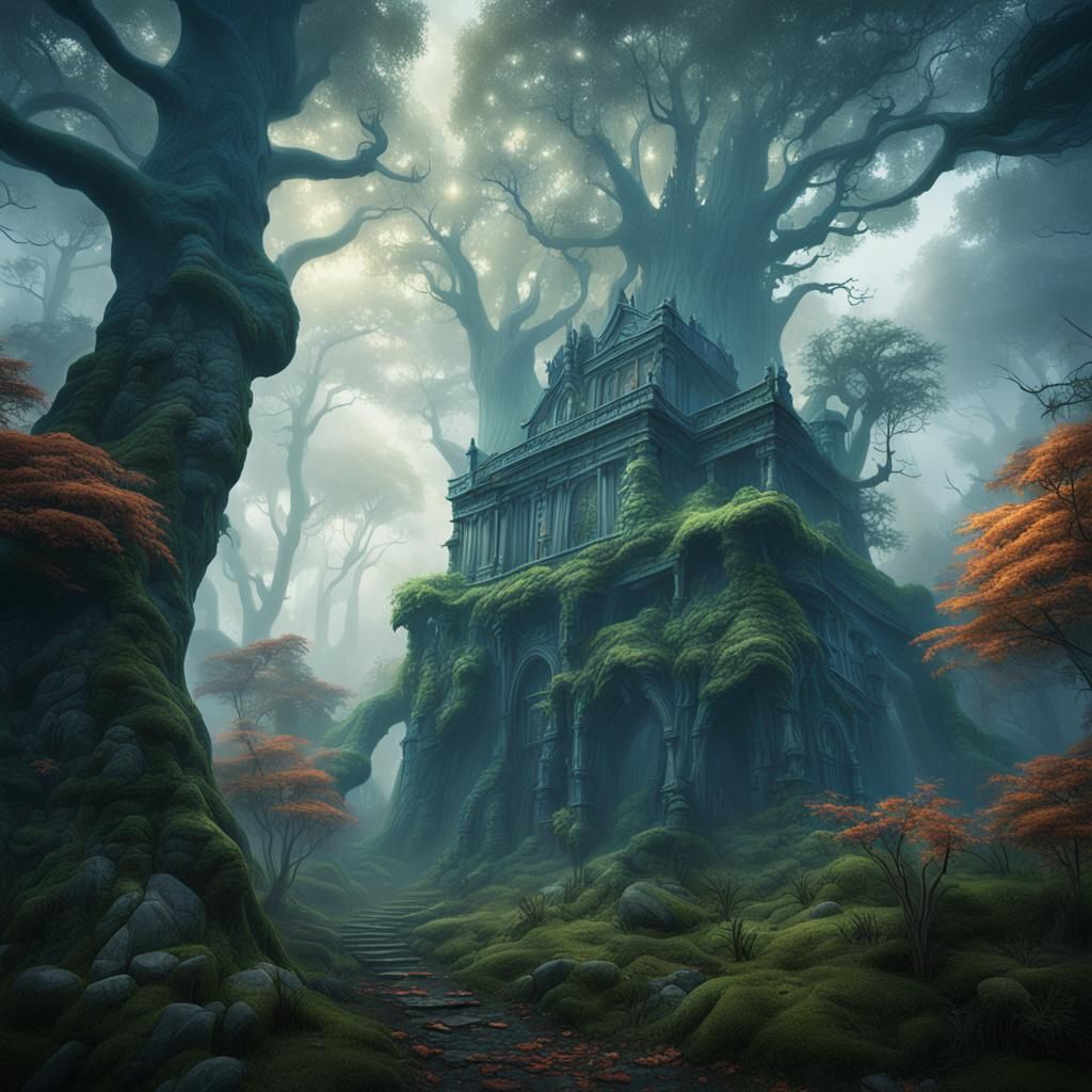 Mystical Forest Home to Magical Creatures