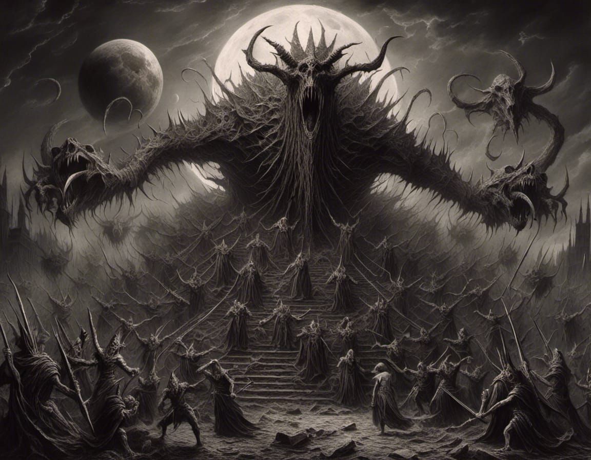 "Gorgo, Mormo, thousand-faced moon, look favourably on our s...