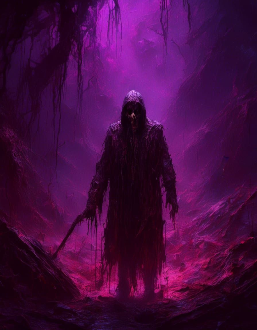 Buried Alive: Macabre Dark Fantasy Concept Art