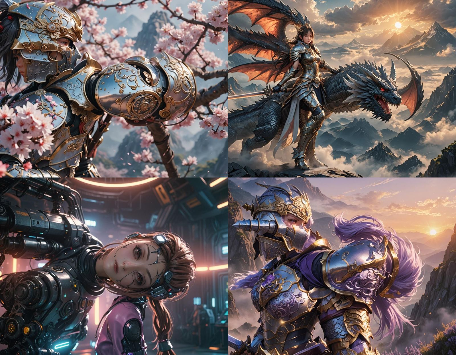 Detailed 3D Anime Art Inspired by WLOP