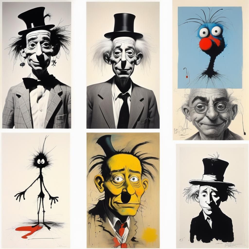 Bigfoot in Mixed Artistic Styles