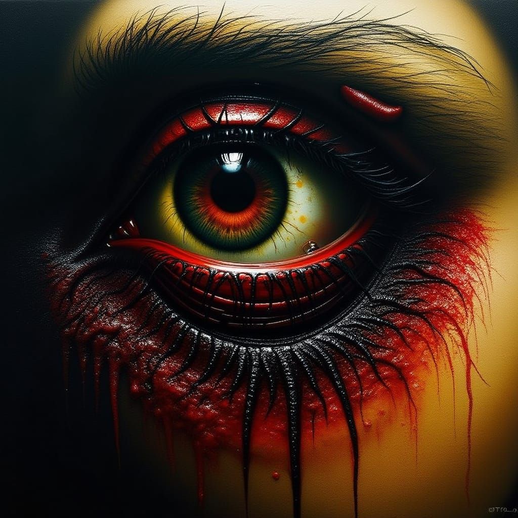 A Bloodshot Eye Window to the Soul