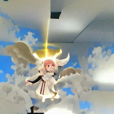 Angelic Demon Ascending to the Sky