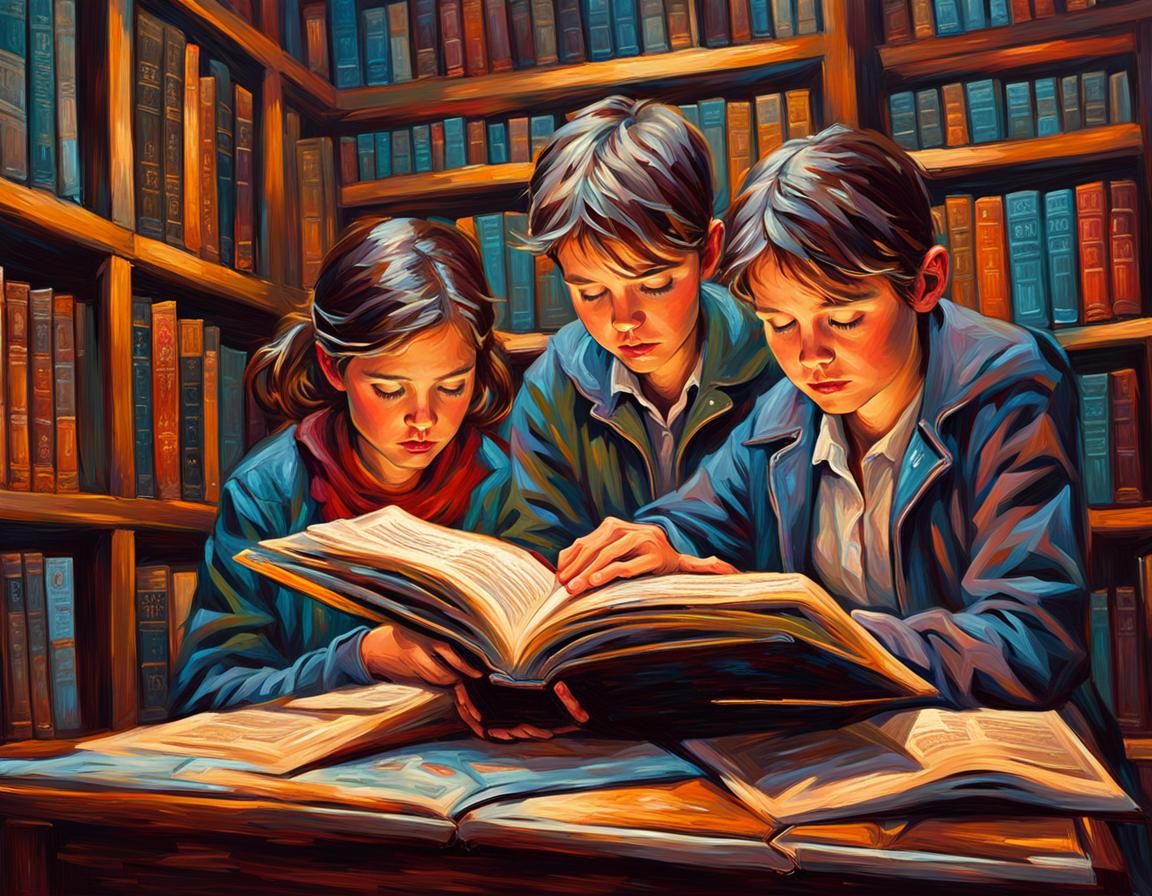 Siblings Reading: Comic Book Art in Neo-Impressionism