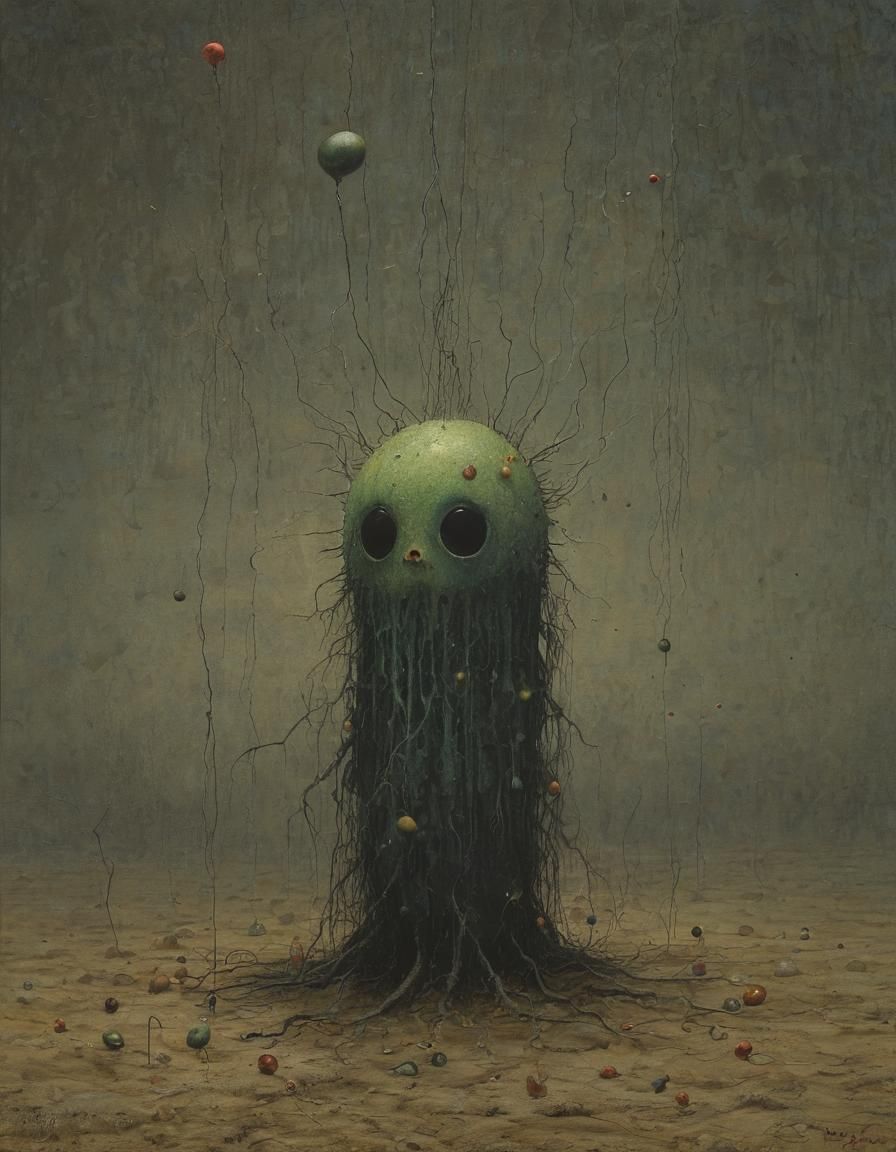 Surreal Creatures in Dark Fantasy Style