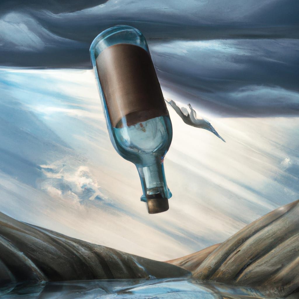 Bottle Saves the Day: Ultra-Realistic Surrealism