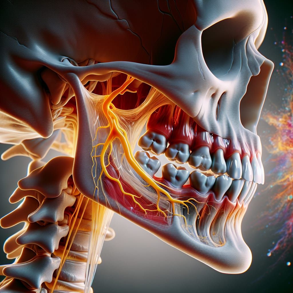 Detailed 3D Medical Visualization of a Human Mandible