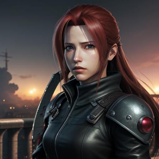 Aerith Gainsborough: Realistic Portrait in Ultra HD