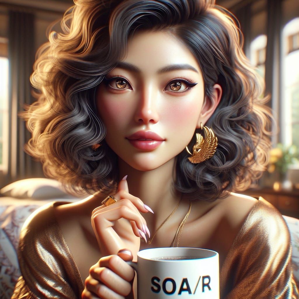 Beautiful Woman Writing Goals in Cozy Bedroom