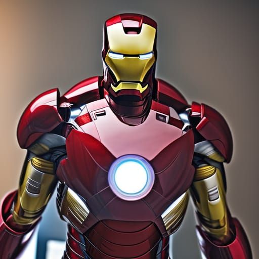 Detailed 4K Photo of Iron Man