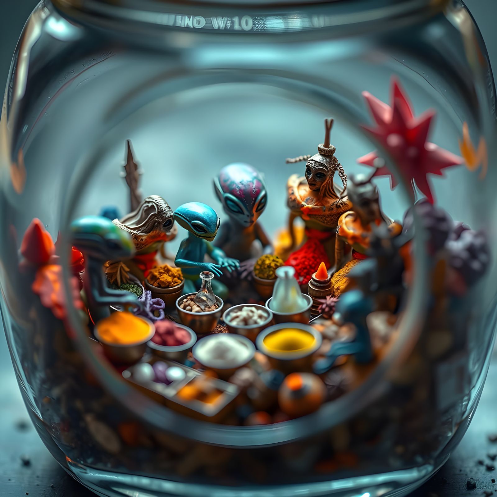 A Vibrant, Intergalactic Spice Bazaar in a Glass Jar