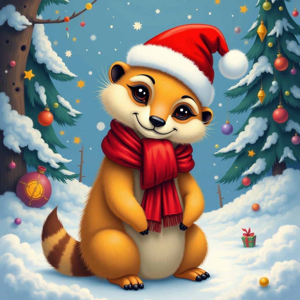 Merry Meerkat Magic: Jody's Christmas Adventure in the Snowy Wonderland