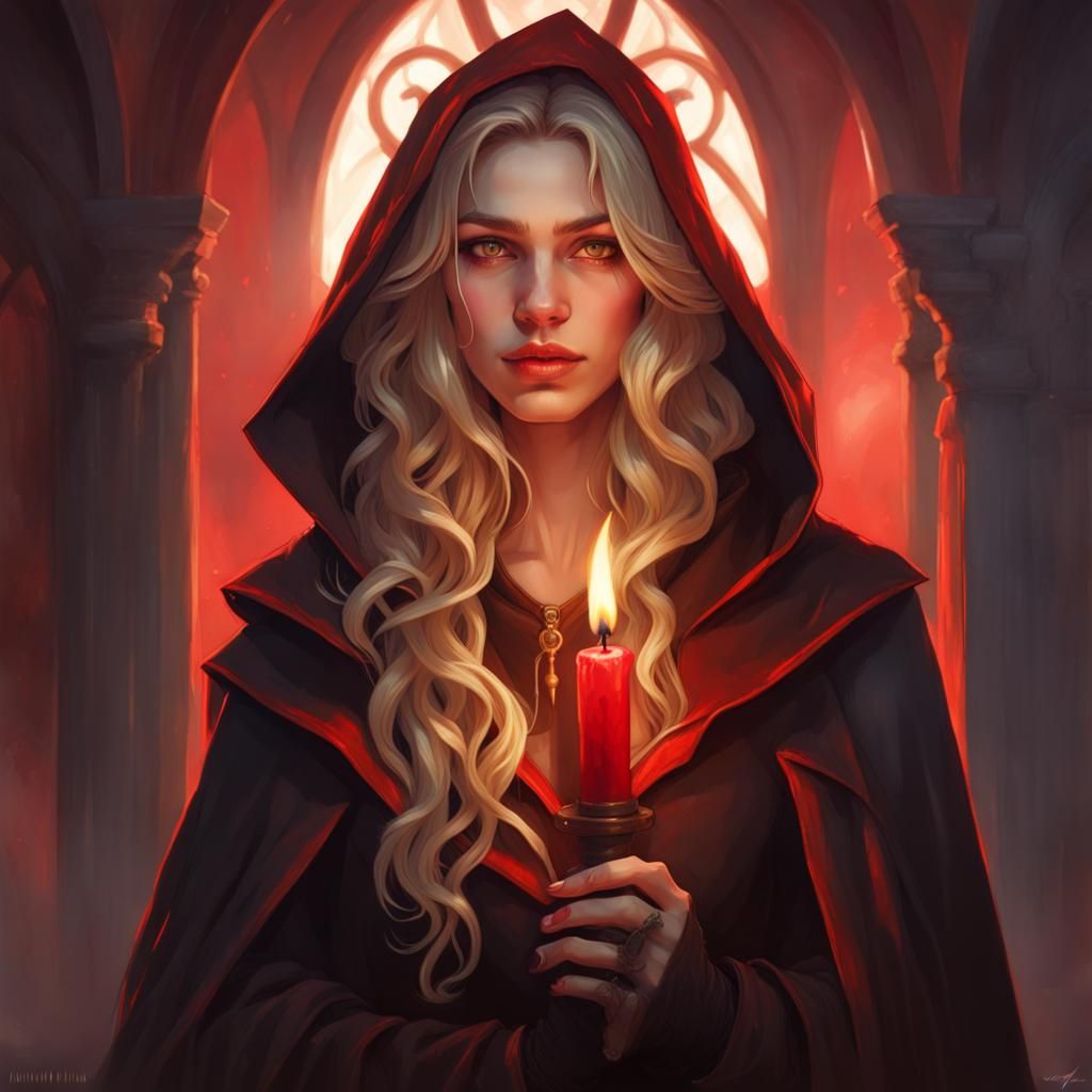 Fantasy Rogue Portrait in Dynamic Lighting