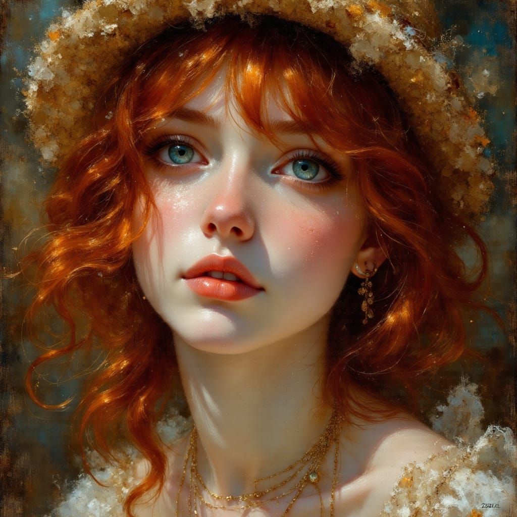 Sassy Grisette in Parisian Bohemia with Ethereal Grunge