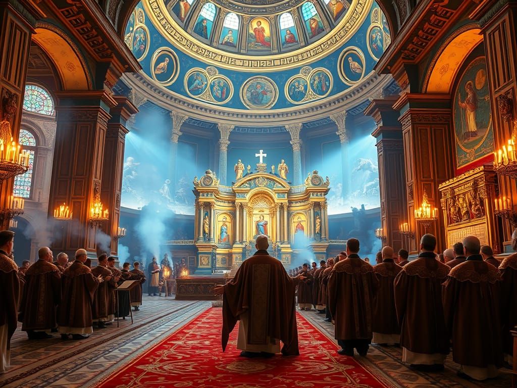 Orthodox Temple in Byzantine Splendor