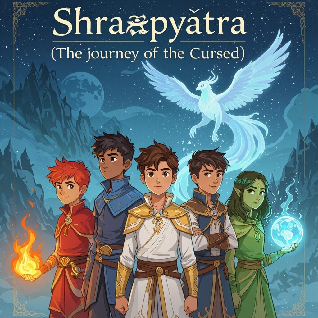 Shraapyatra: Cursed Journey Book Cover Art