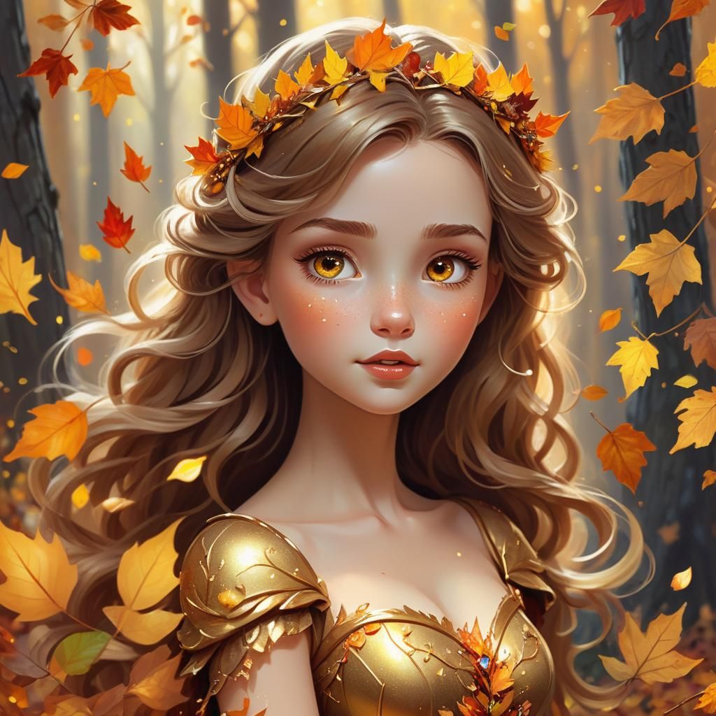 Autumn Forest Guardian Conjures Word in Disney Style