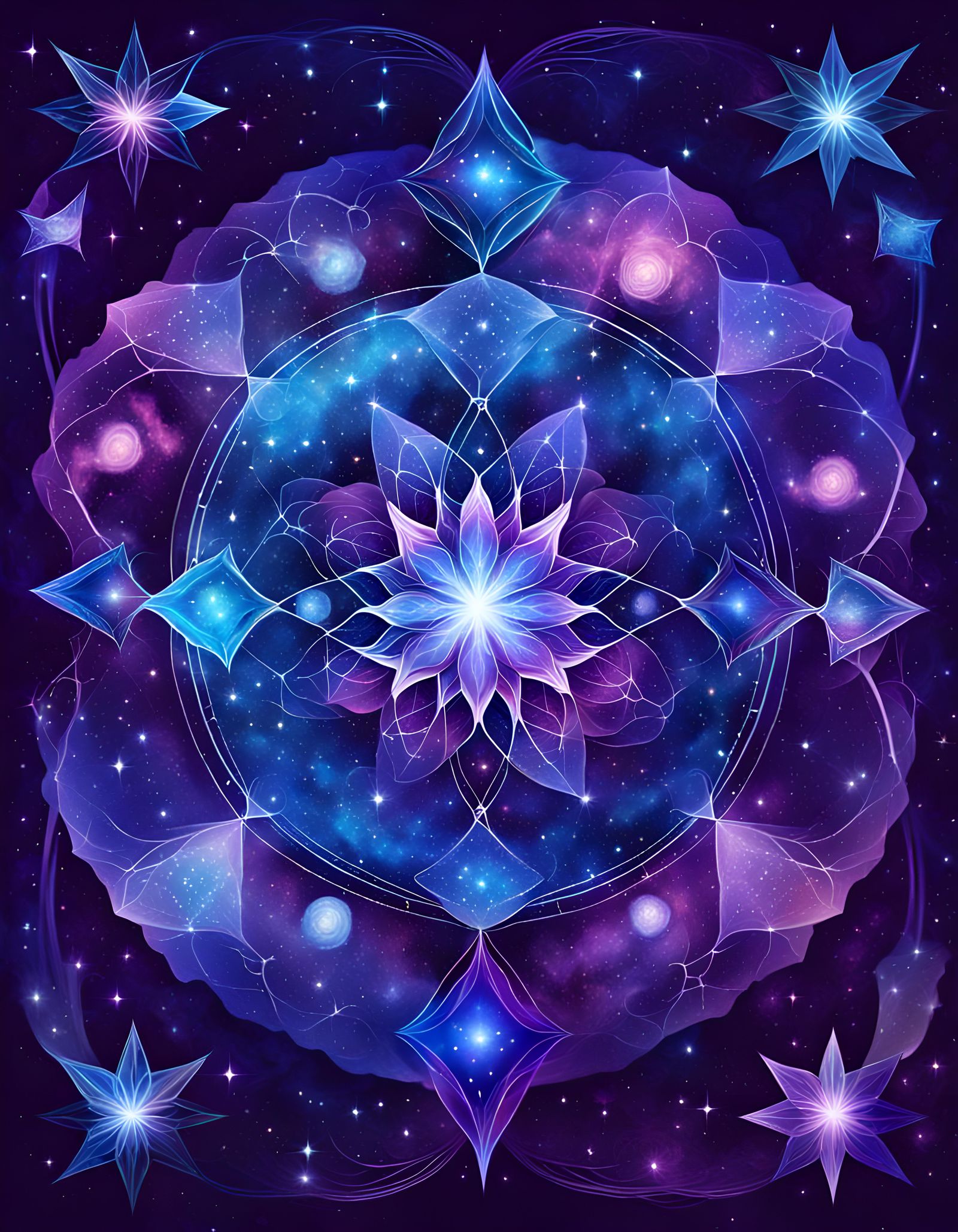 Epic Symmetrical Cosmos of Stars and Magic