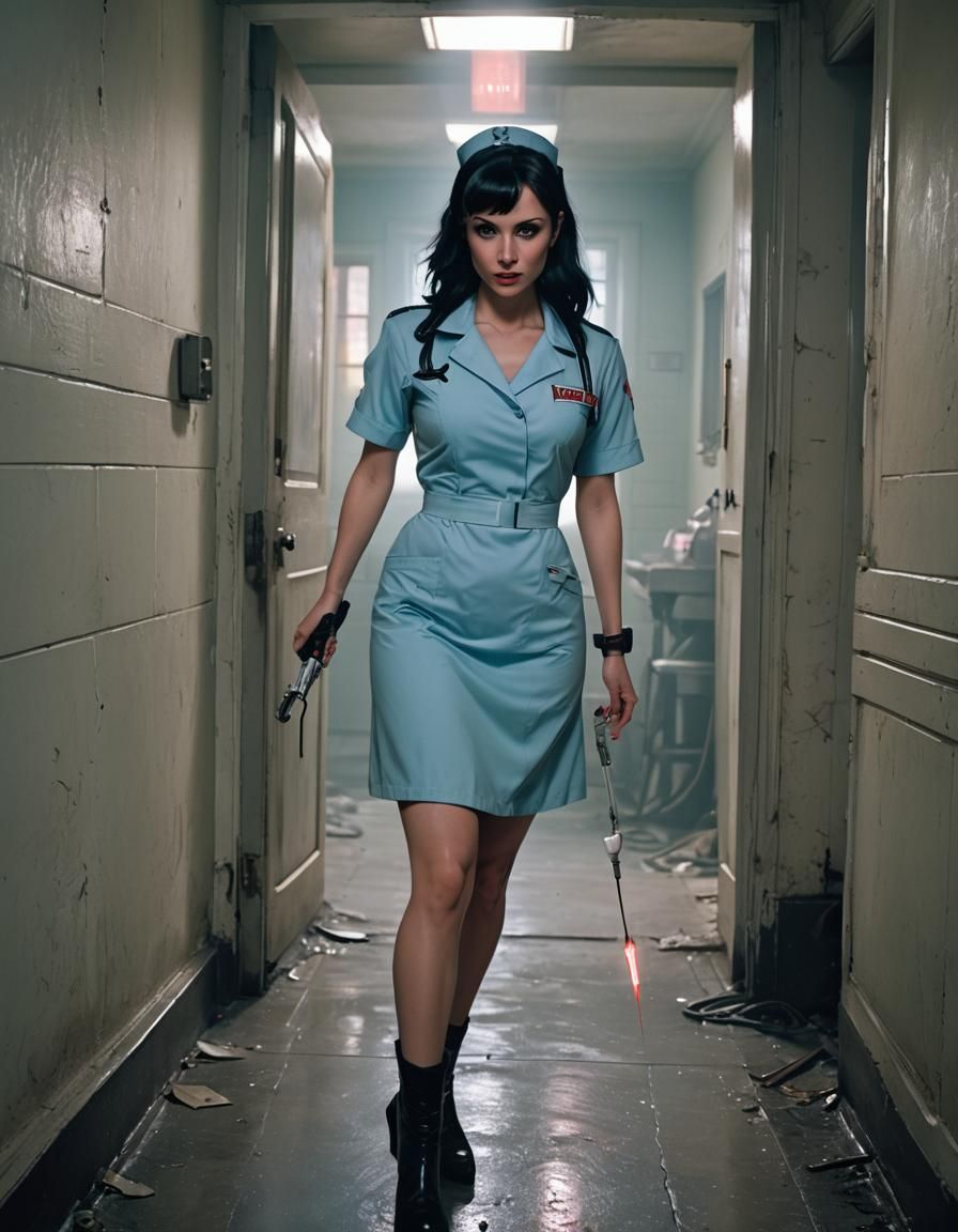 "Night Nurse In The Asylum" : Cyberpunk