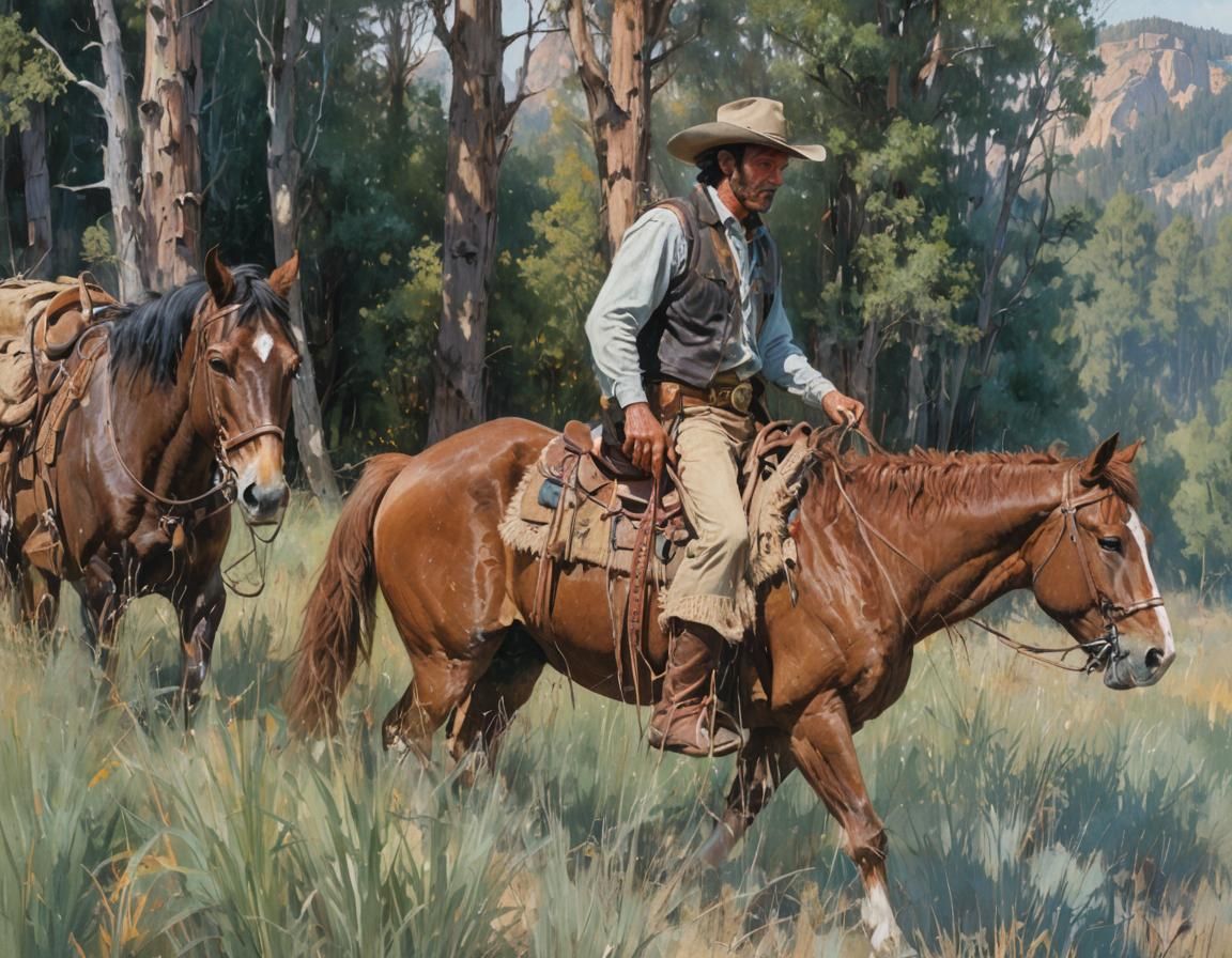 "Riding the Grampians: A Bushranger's Journey"