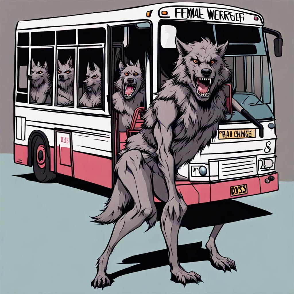 Female Werewolves Transform Into Buses