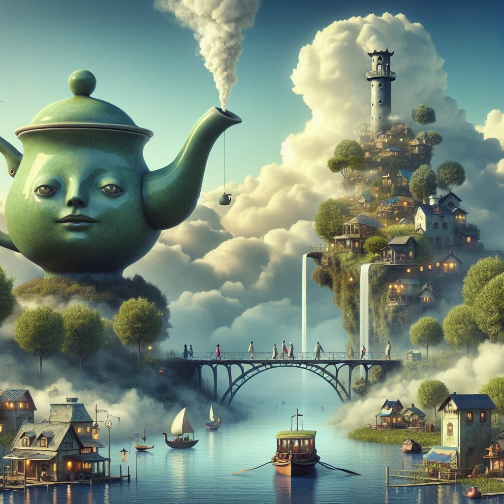 Living Teapot Gateway to Dreamlike World