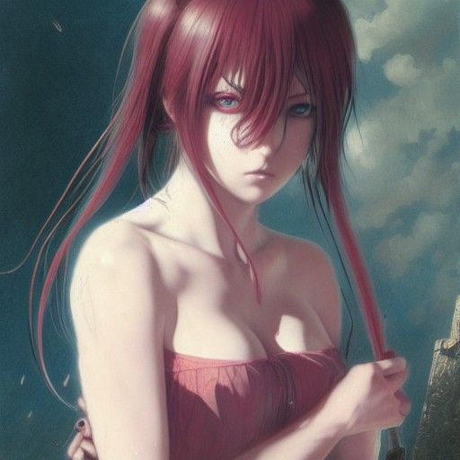 Anime Girl Suicide: Hyperrealistic Horror Art