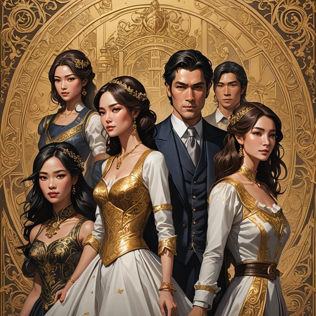 Book Cover: Richest Heir with Four Maidens