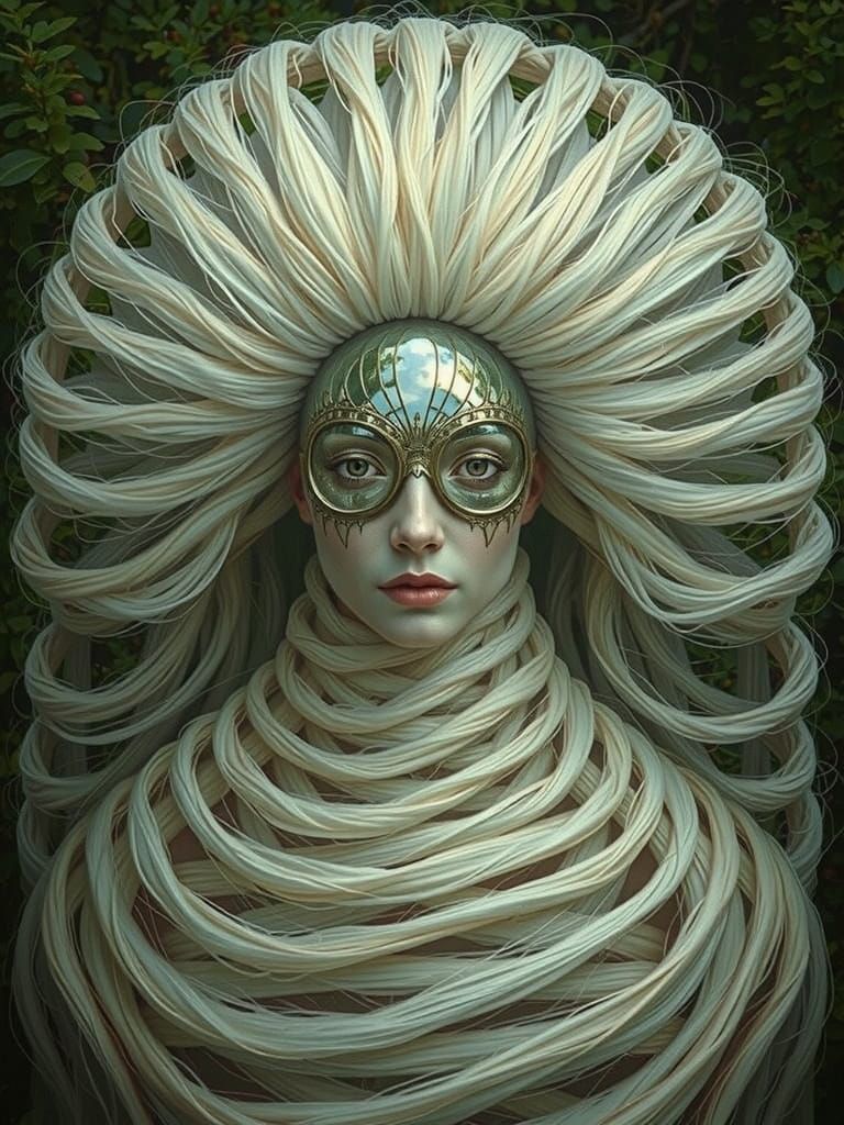 She's Hollow - Mirrors on Nature Mock Her Embodied Ivory-Whi...