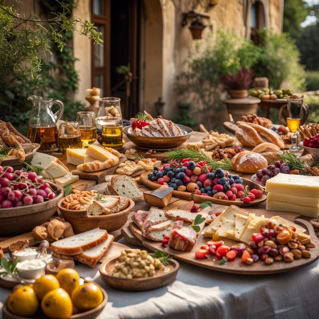 Rustic Feast Grazing Table