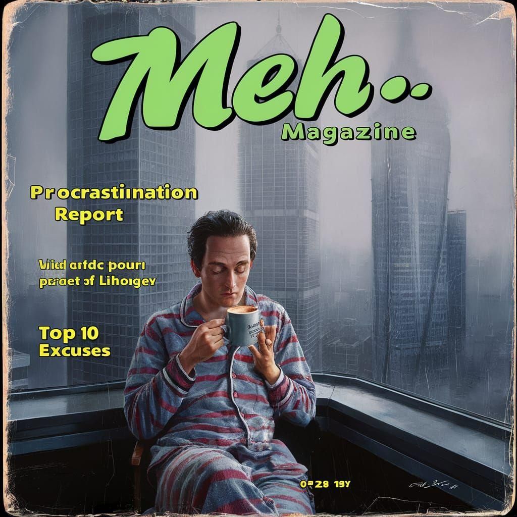 Meh... Magazine "Procrastination Report" Issue