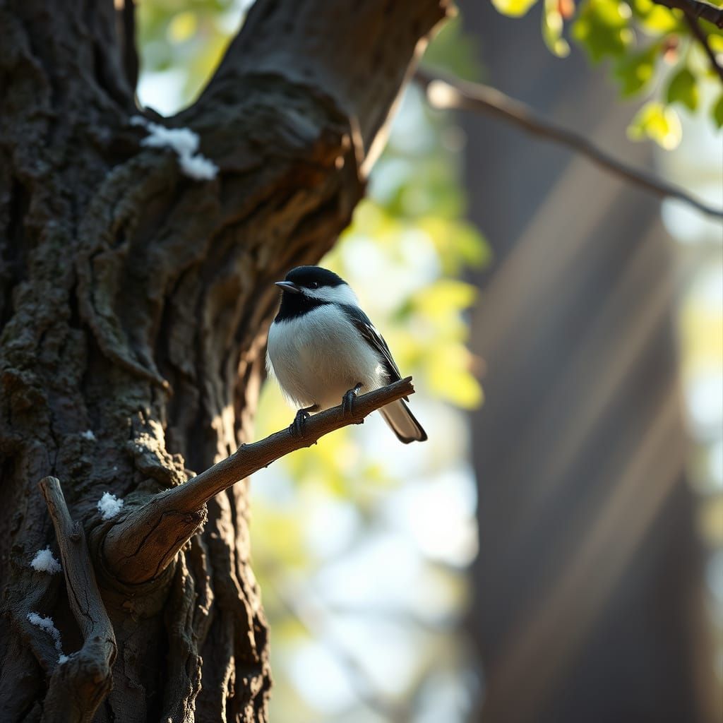 Spring Awakening in a Forest Glade